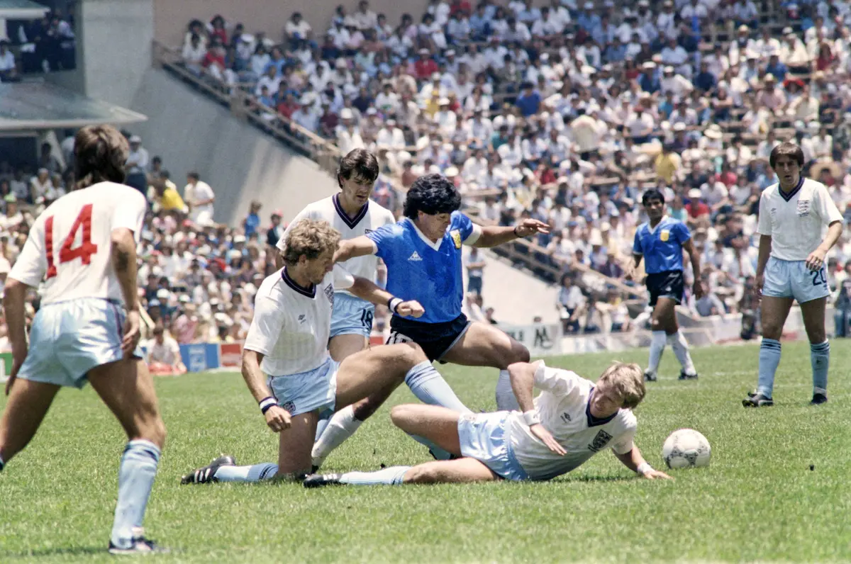 Maradona vs Inglaterra 1986